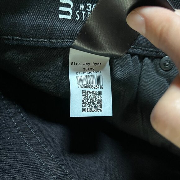 Mott & Bow Straight Fit Jay Jeans - Men's Size 38*32 (Fit 38*30) - Black - Picture 9 of 9